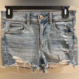 AE Next Level High-Waisted Denim Short